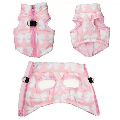 Pet Clothes Puppy Outfit Vest Warm Dog Clothes For Small Dogs Winter Windproof Pets Dog Jacket Coat