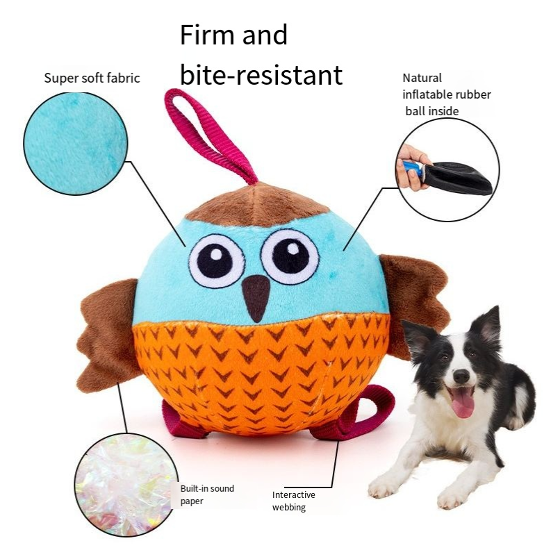 Dog toys inflatable balloons bouncin interactive play with humans and pets relieving boredom touring training dog ball supplies