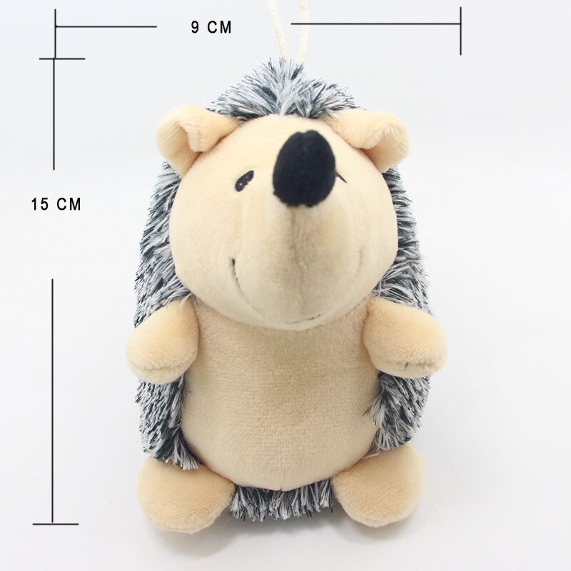 Hedgehog Soft Plush Dog Toys Small/Large Dogs Interactive /Squeaky Sound Toy Chew Bite Resistant toy Pets Accessories Supplies