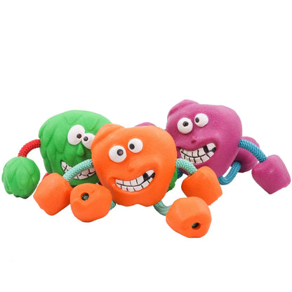 Smile Dog Rubber Ball Toys Sound Molar Teeth Resistant to Large and Medium-sized Pets